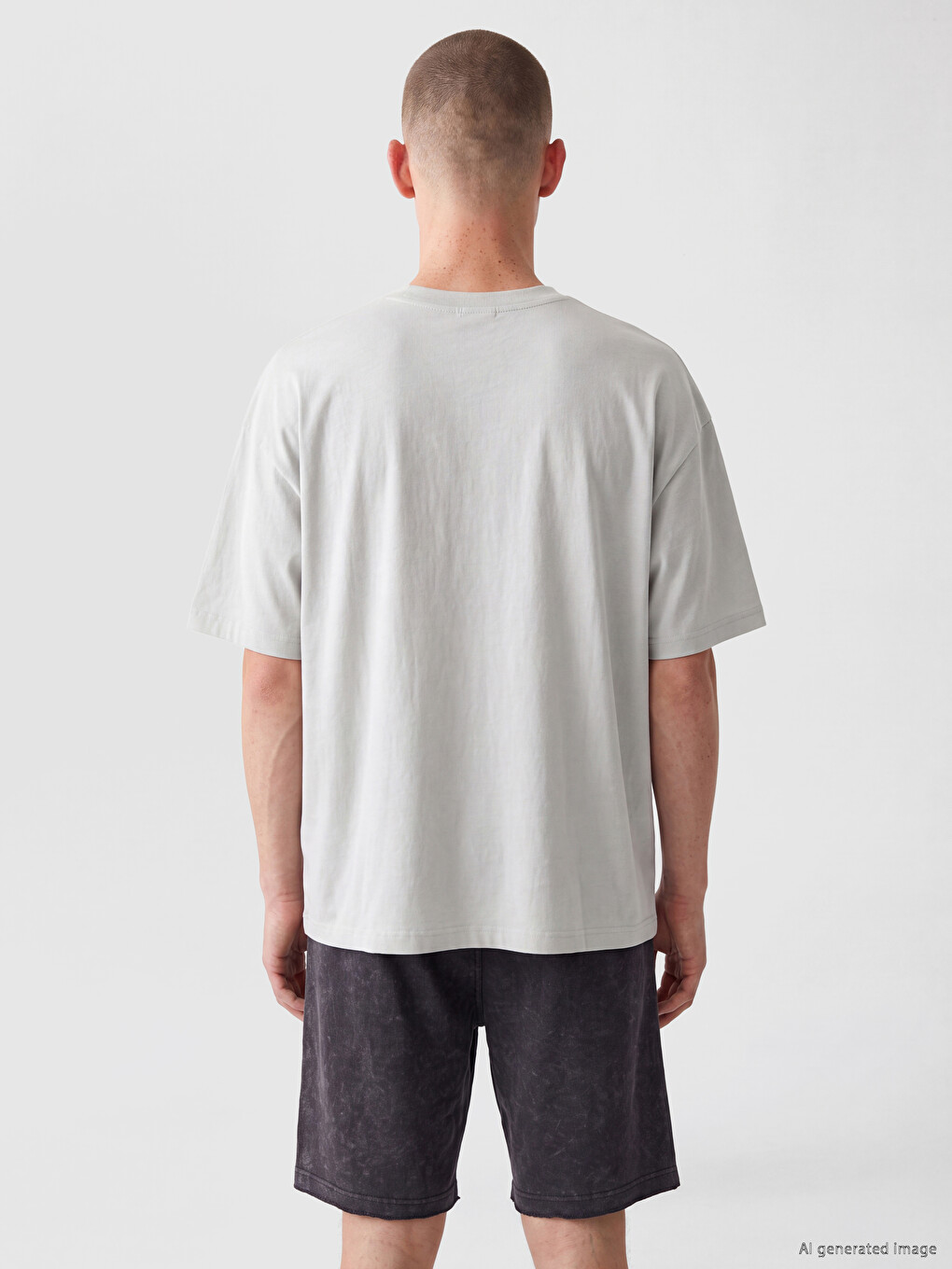 Relaxed Fit Crew Neck Printed Men's Sleeveless T-shirt-3