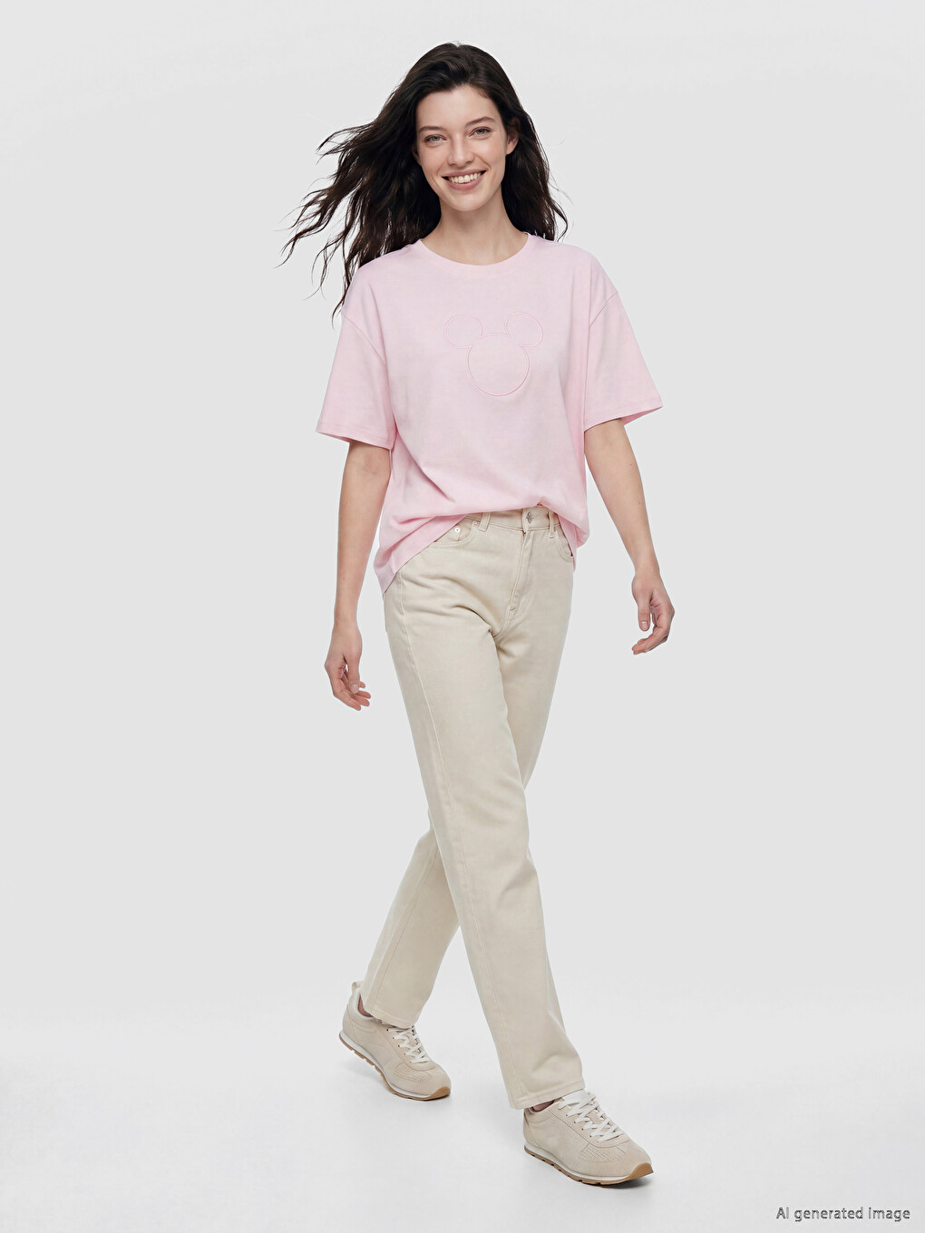 Woman Pink T-Shirt-1