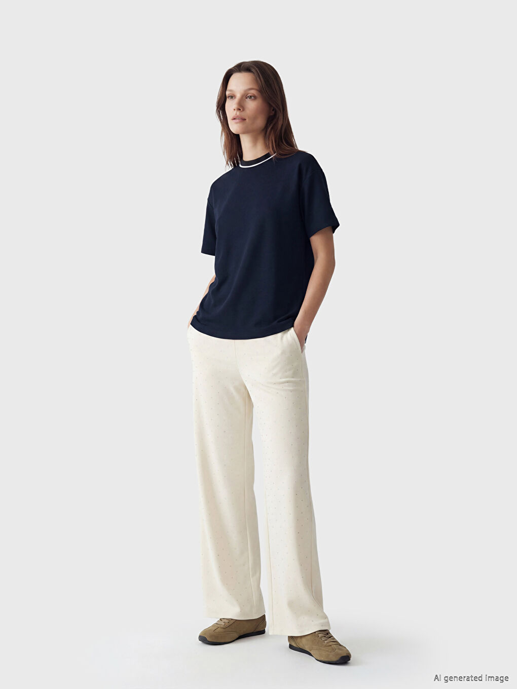 Crew Neck Soft Touch Women's T-Shirt-1
