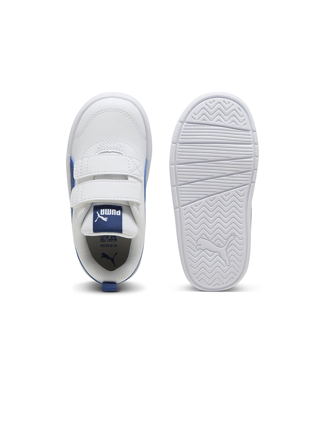 Beyaz Courtflex V3 V PS Erkek Çocuk Spor Ayakkabı-3
