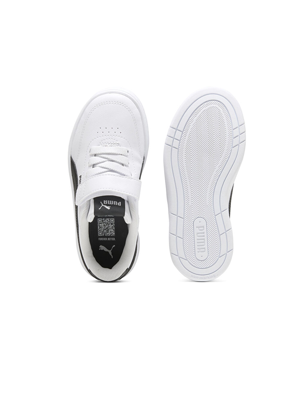 Beyaz Court Classic Clean Ac+ Ps Erkek Çocuk Spor Ayakkabı-3