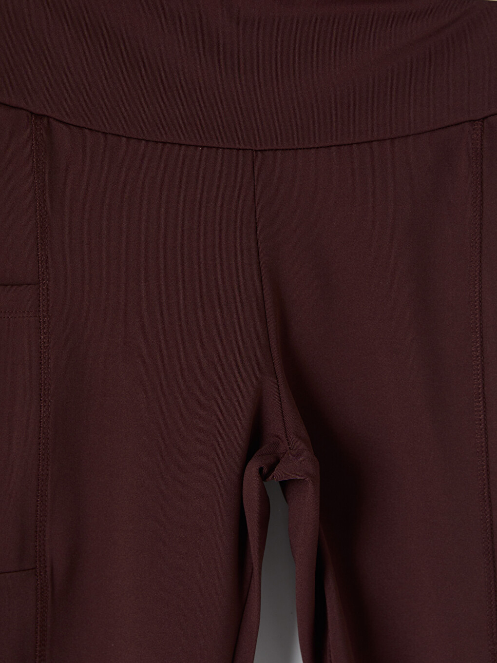 Elastic Waist Women's Sports Short Leggings-1