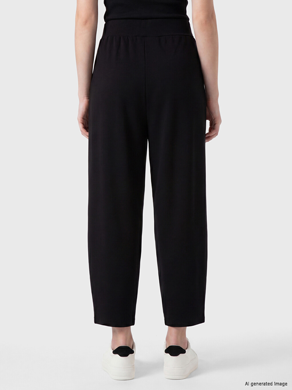 Elastic Waist Soft Touch Women's Sweatpants-3