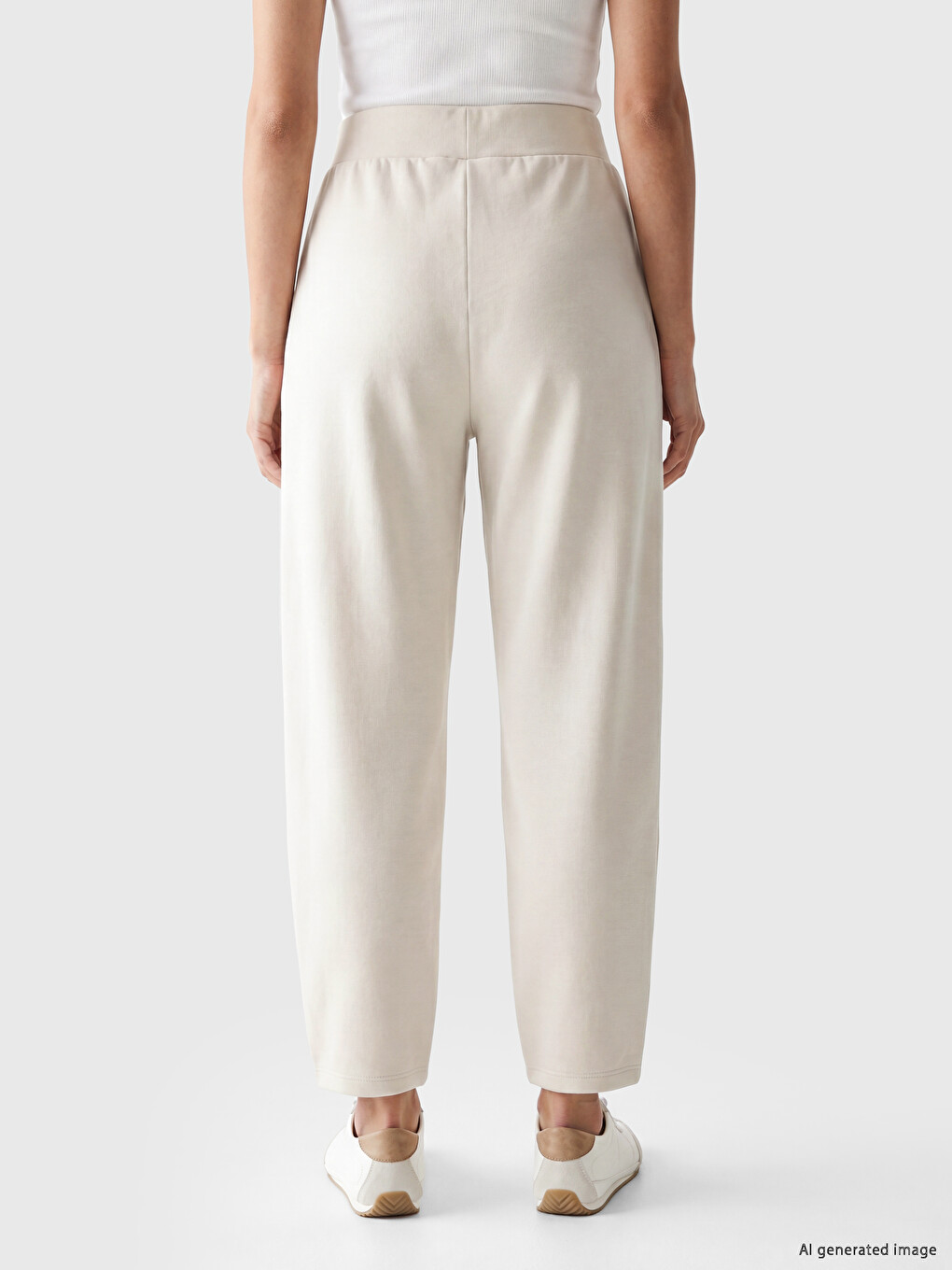 Elastic Waist Soft Touch Women's Sweatpants-3