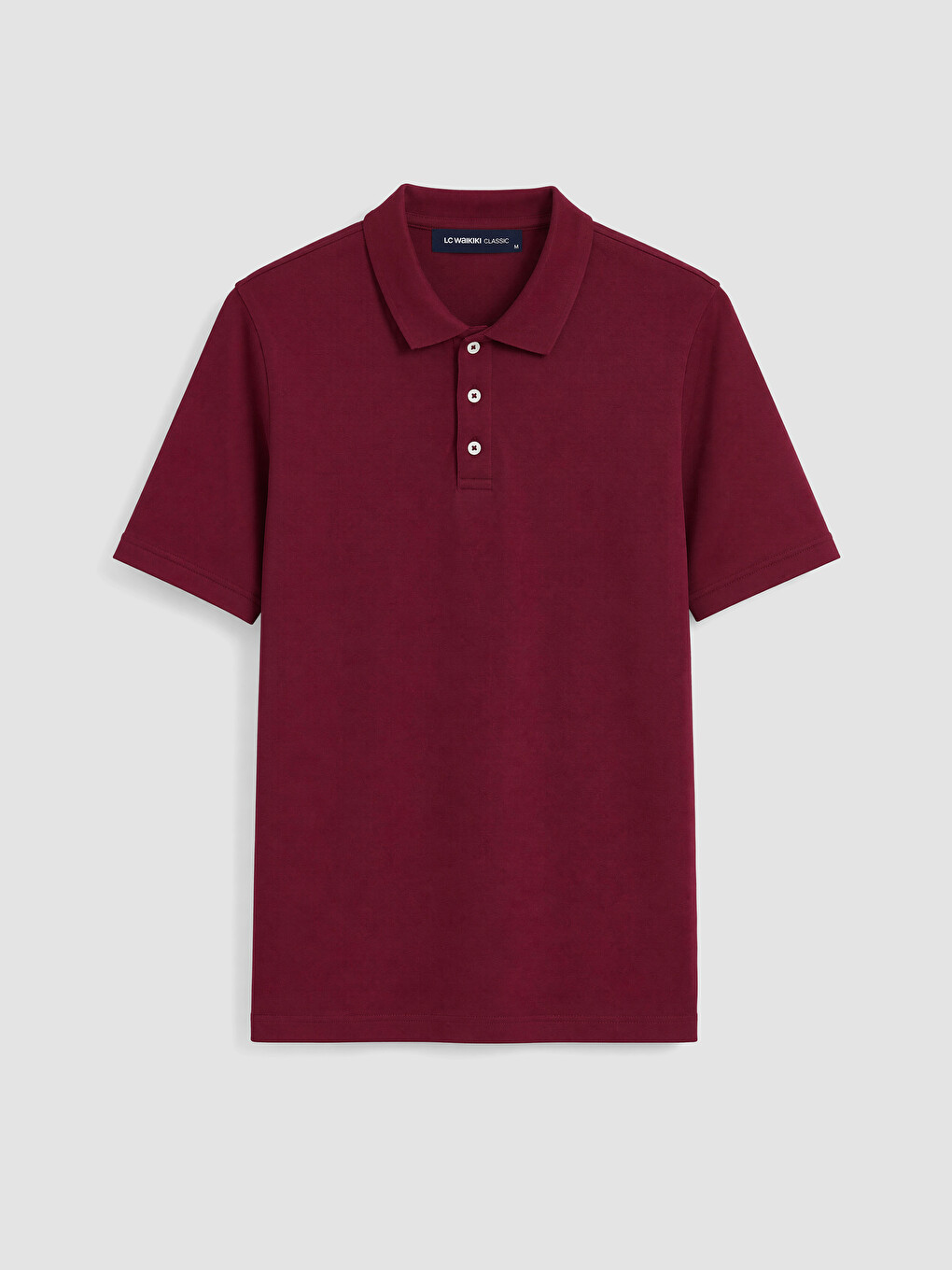Polo Collar Pique Men's T-shirt-3