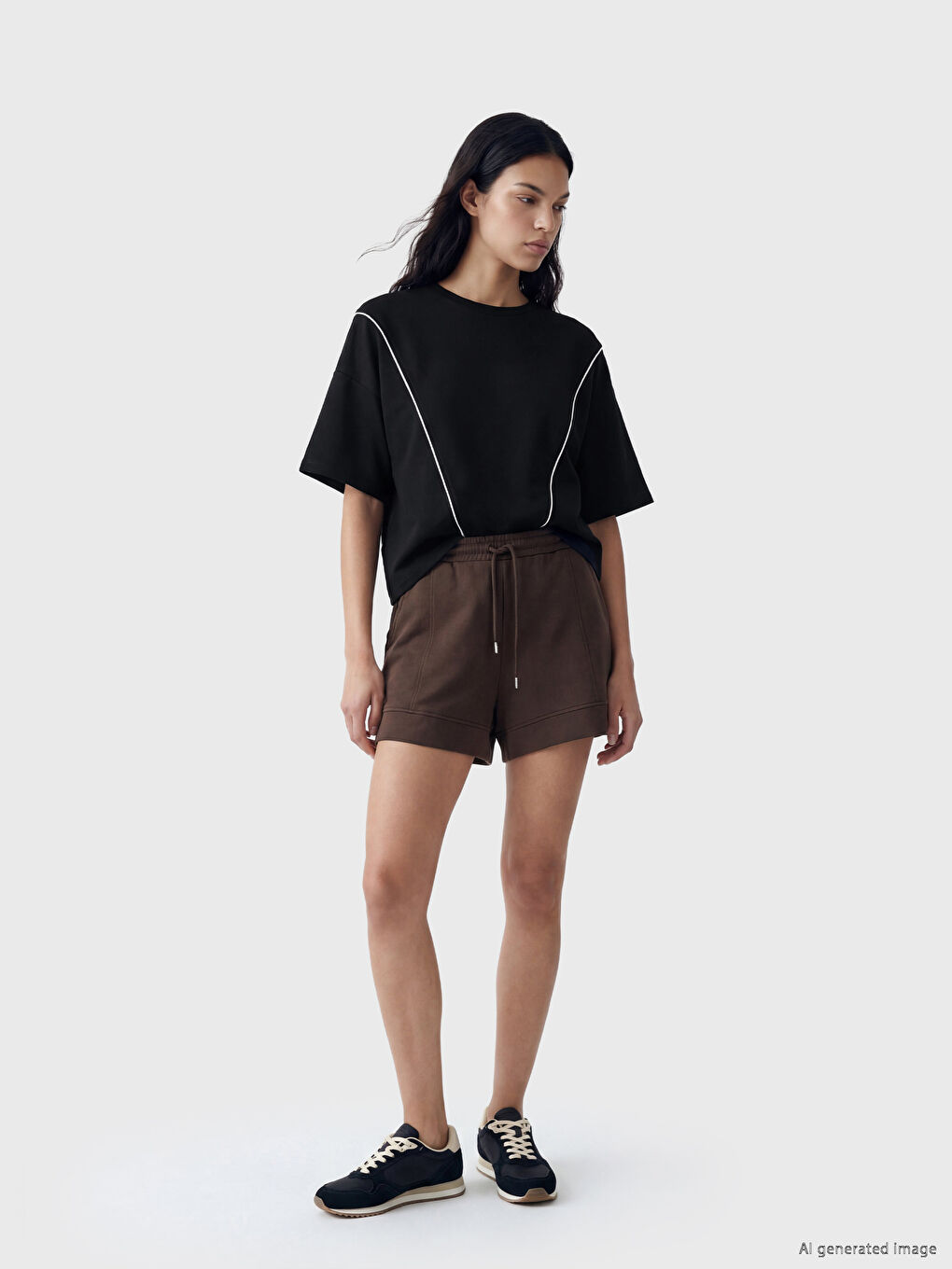 Crew Neck Women's T-Shirt-1