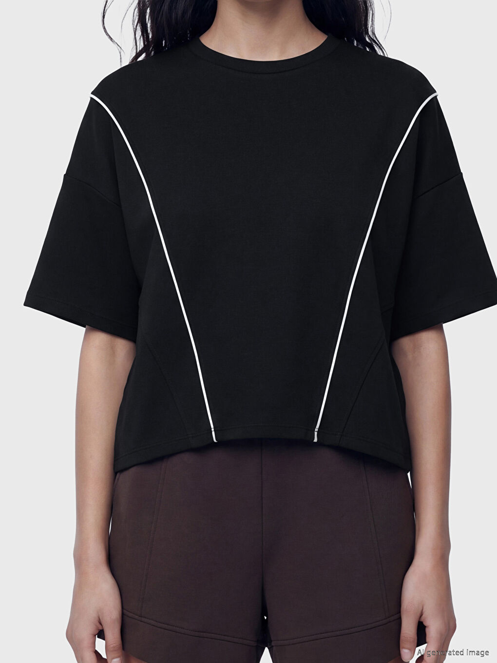 Crew Neck Women's T-Shirt-2
