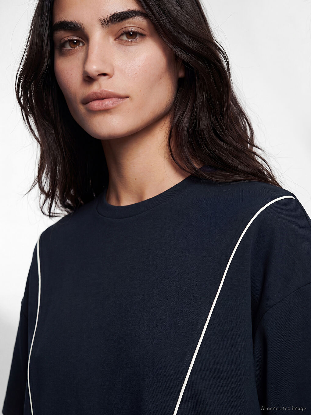 Crew Neck Women's T-Shirt-2