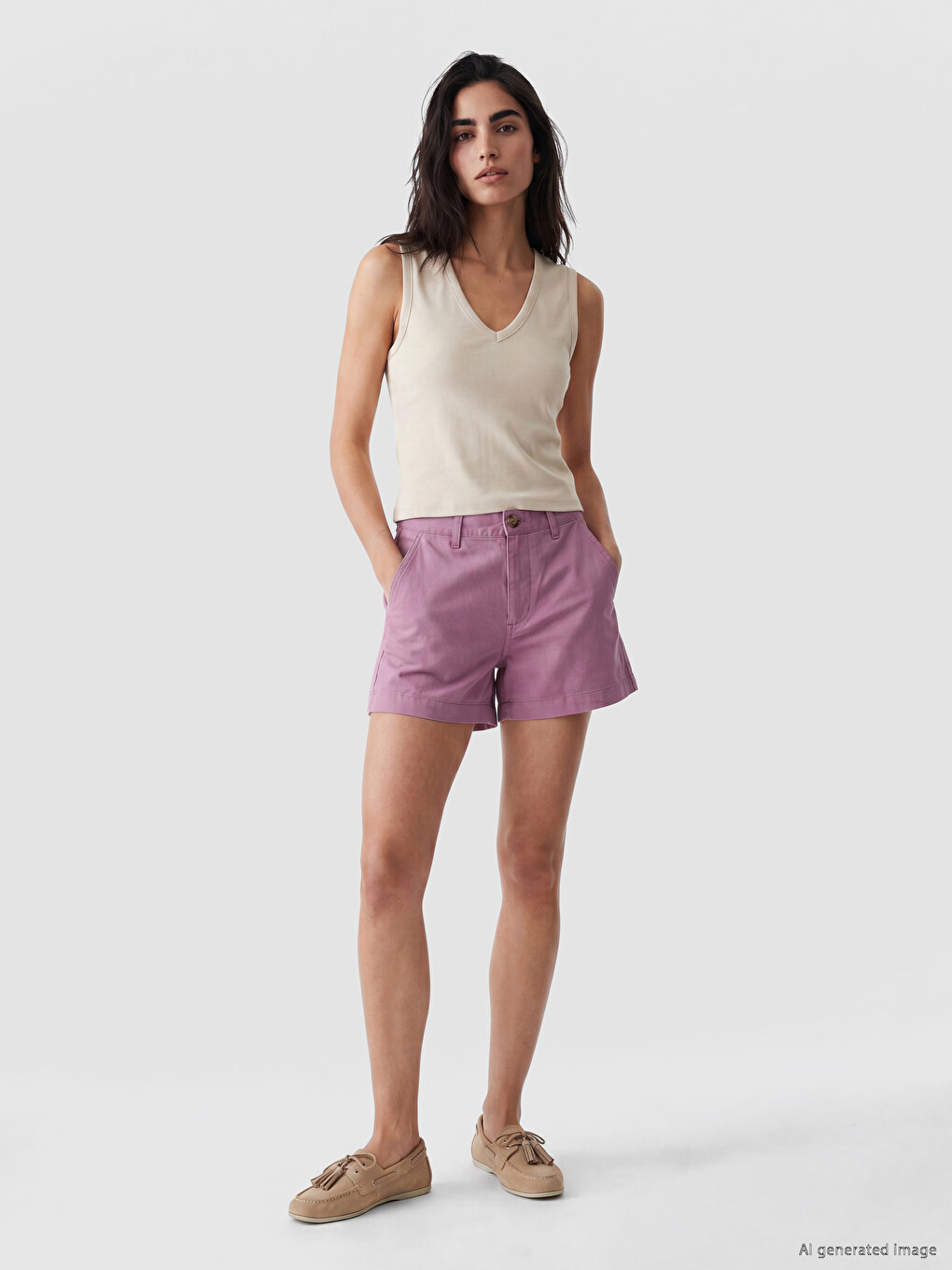 Regular Fit Women's Denim Shorts