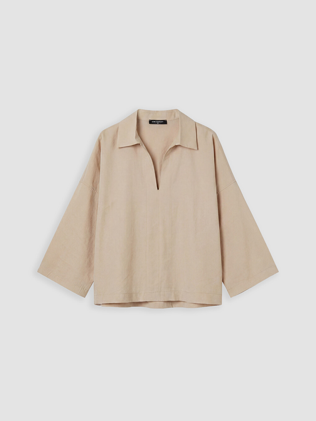 Woman Beige Shirt