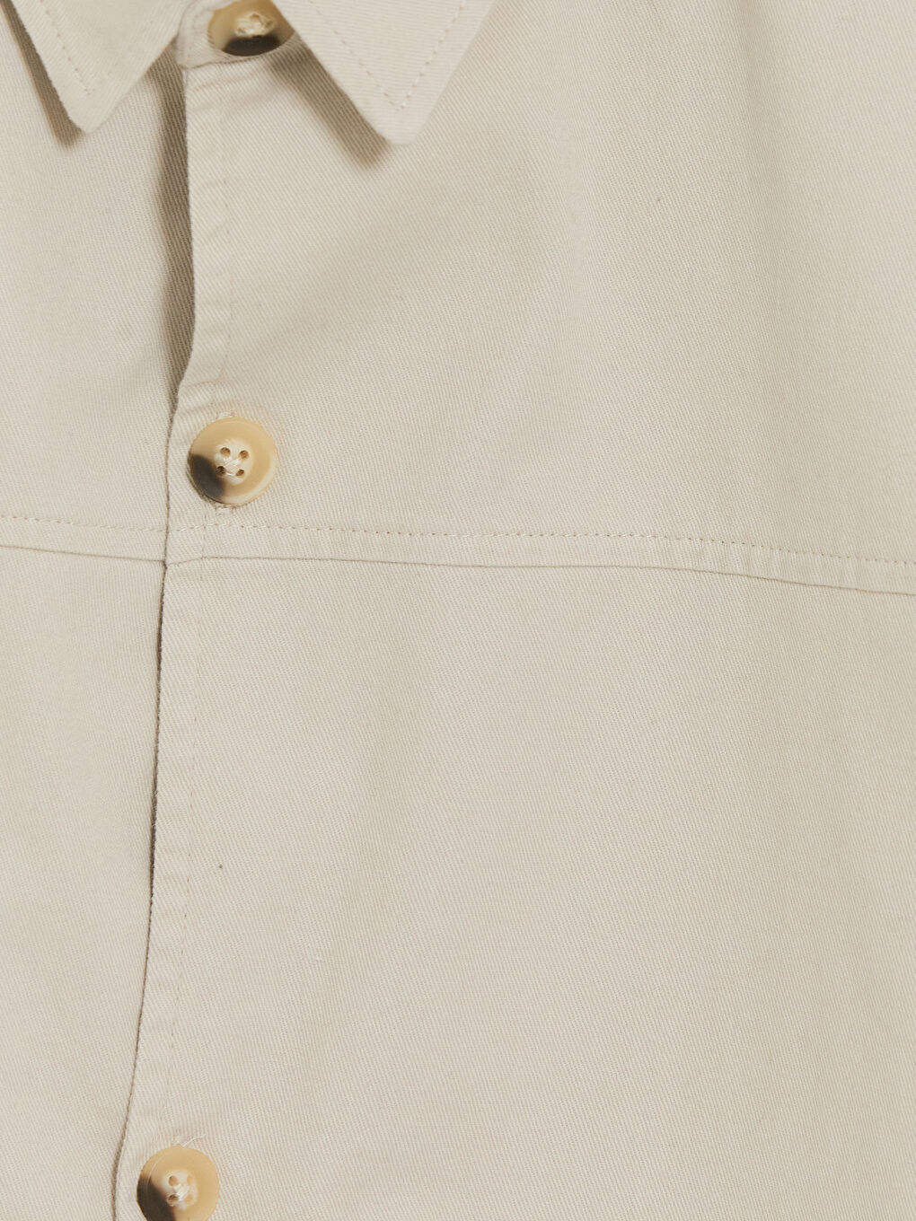 Bej Regular Fit Erkek Gömlek-4