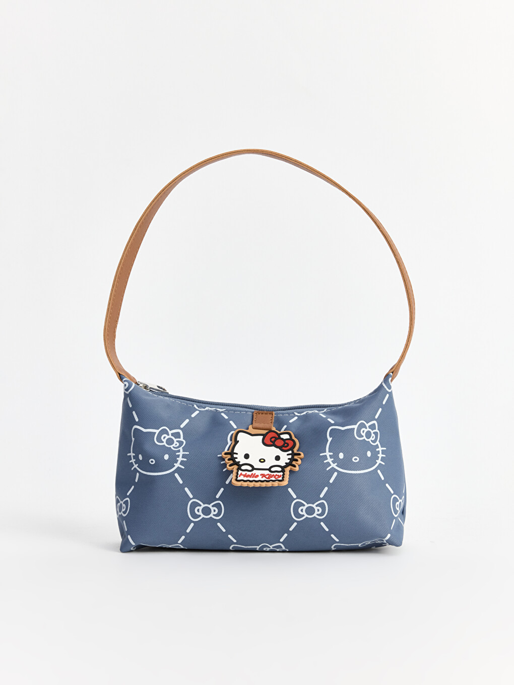 Mavi Hello Kitty Baskılı Kız Çocuk Kol Çantası