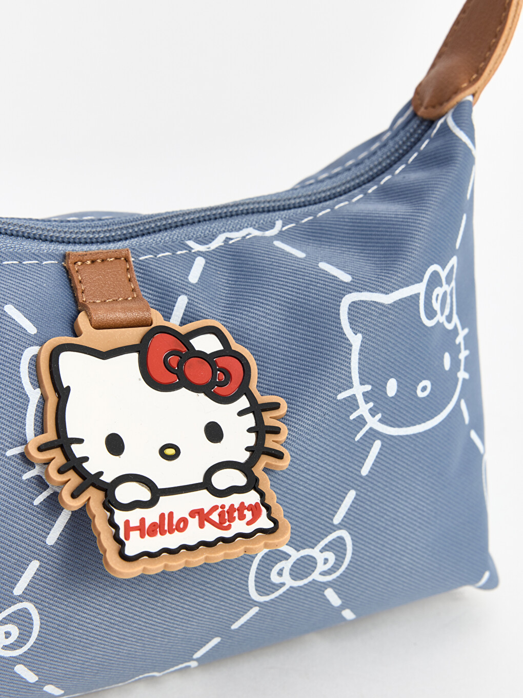 Mavi Hello Kitty Baskılı Kız Çocuk Kol Çantası-2