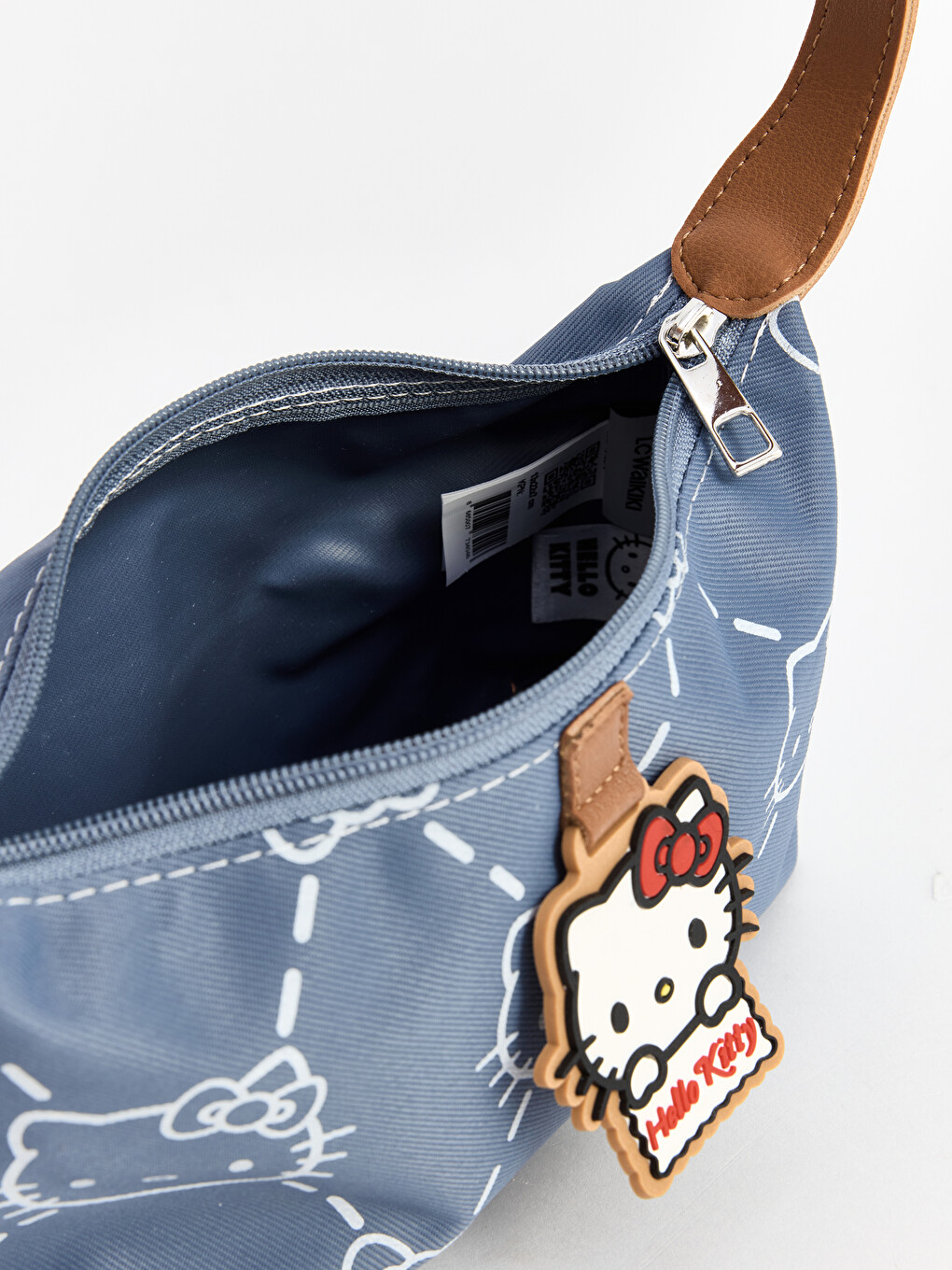 Mavi Hello Kitty Baskılı Kız Çocuk Kol Çantası-3