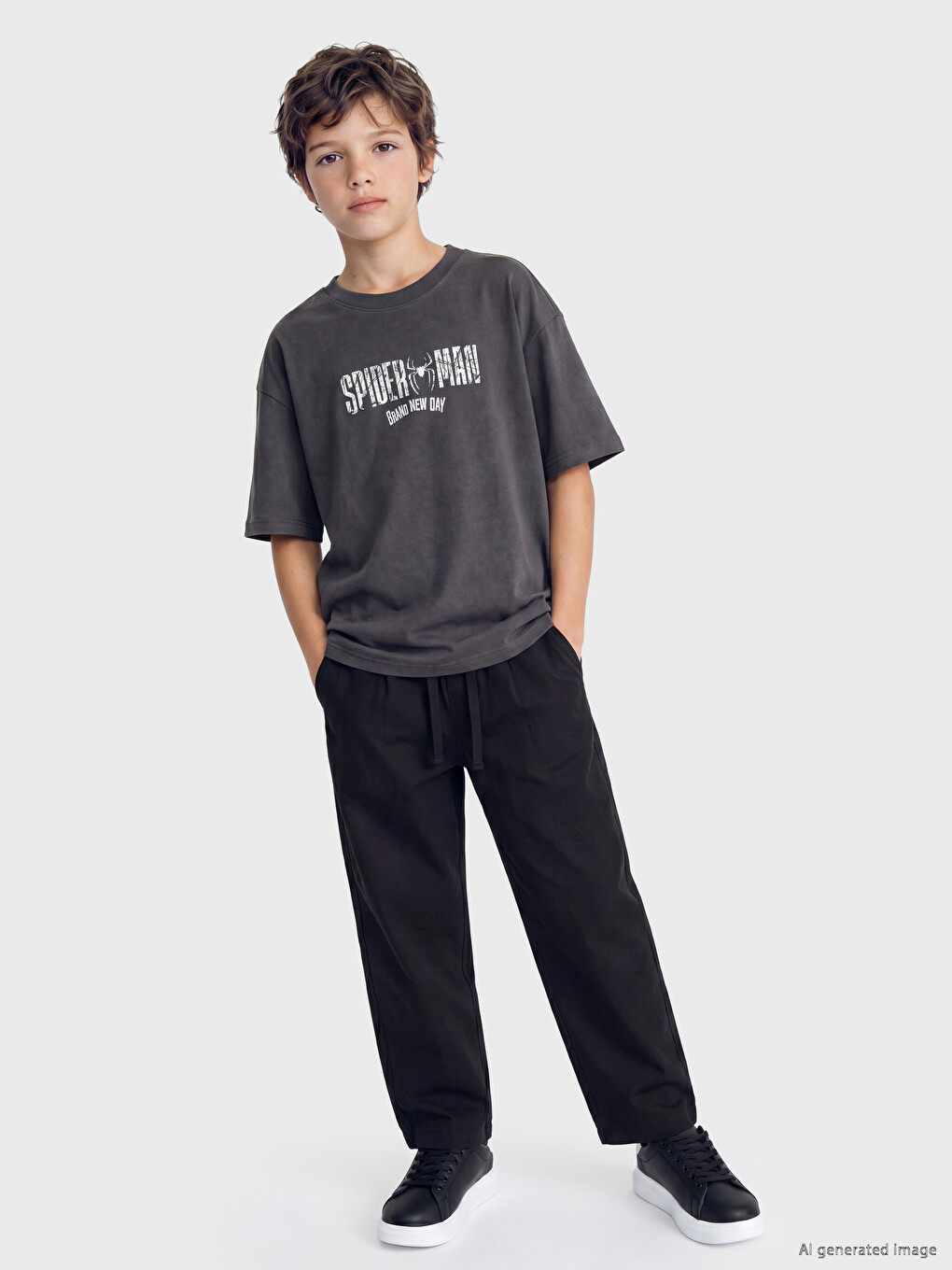 Spider-Man Printed Boys' T-Shirt-1