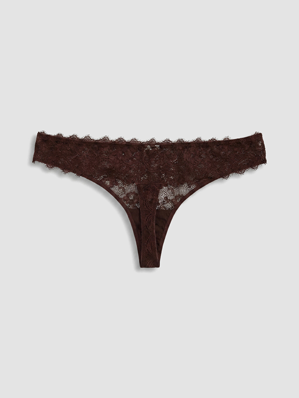 Bordo Dantelli Tanga Külot-1