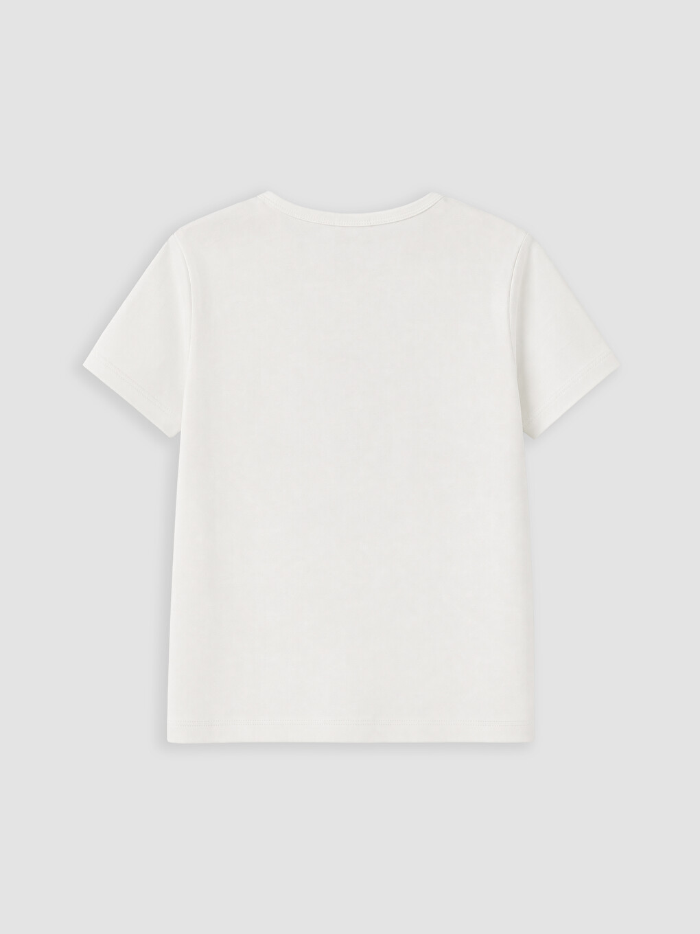Ekru Niloya Baskılı Kız Çocuk Şortlu Pijama Takımı-3