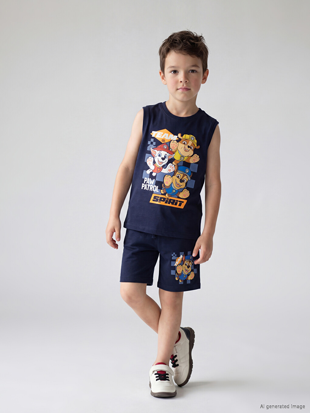 Elastic Waist Paw Patrol Printed Boys' Shorts