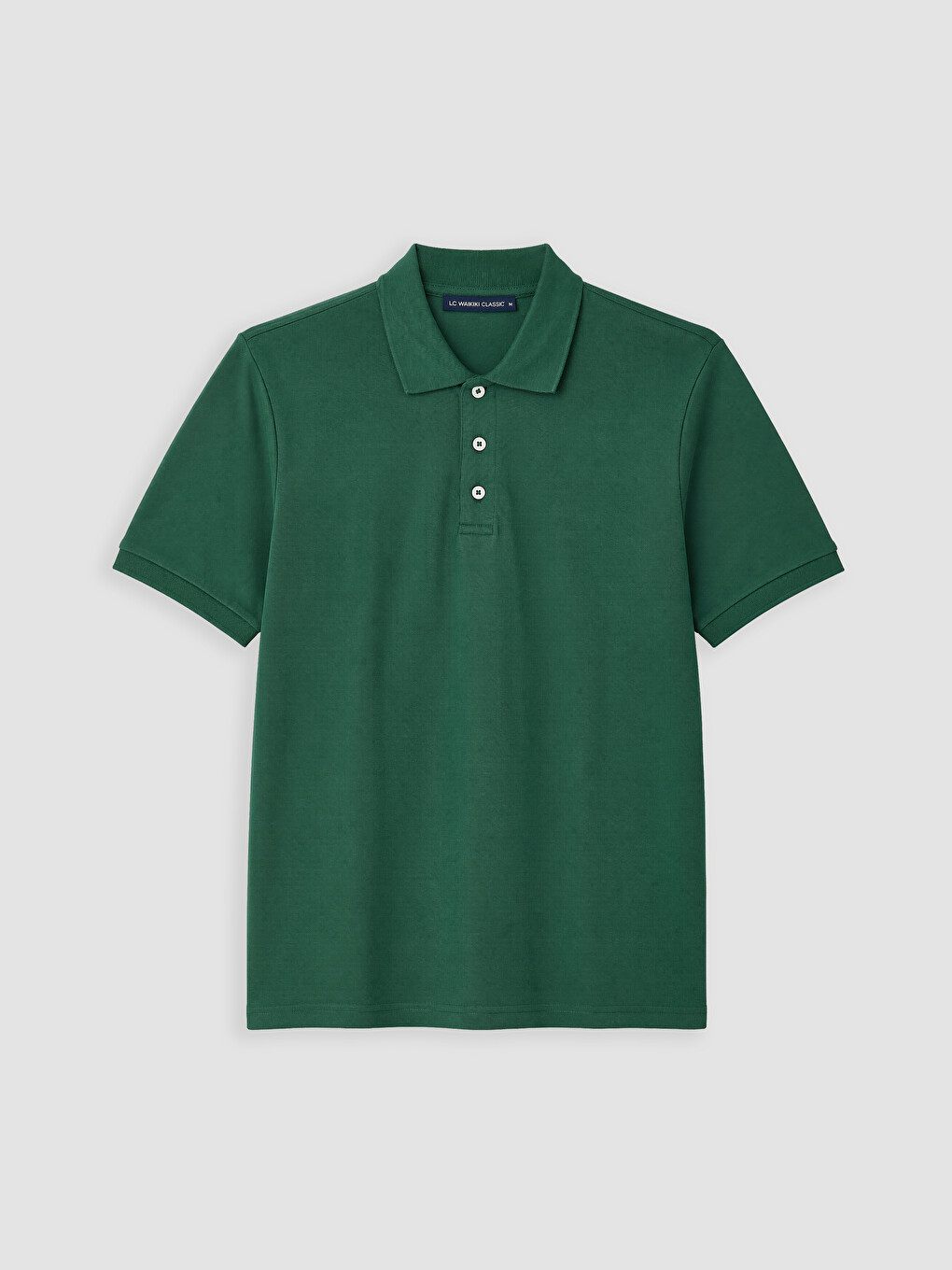Polo Collar Standard Fit Men's T-shirt-4