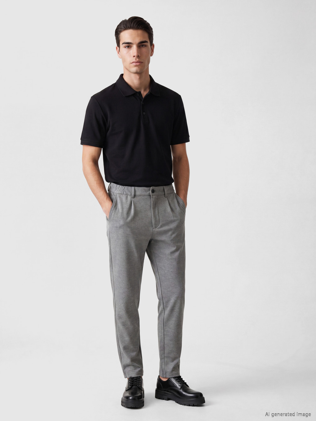 T-shirt Homme À Col Polo-1