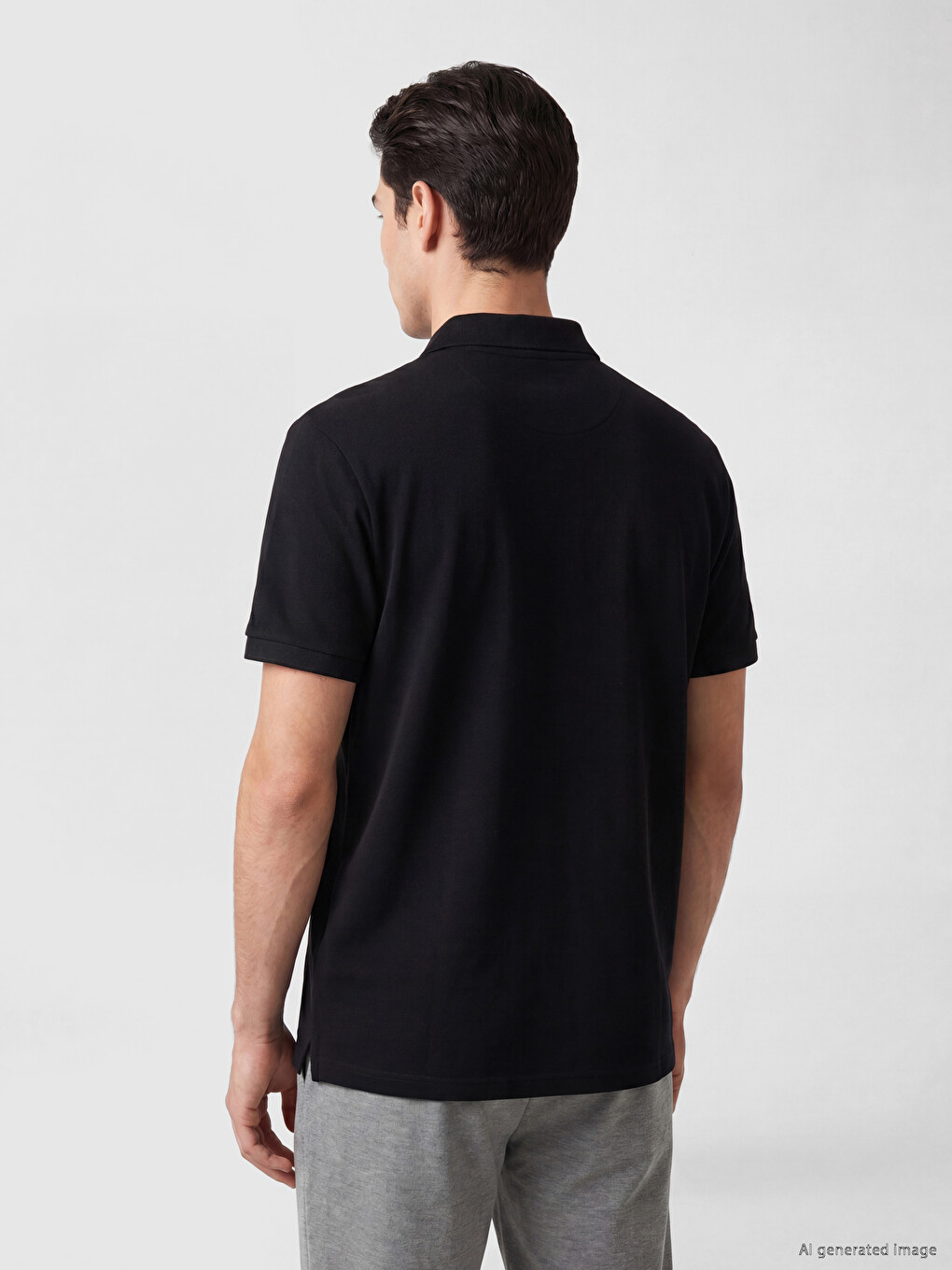 T-shirt Homme À Col Polo-2