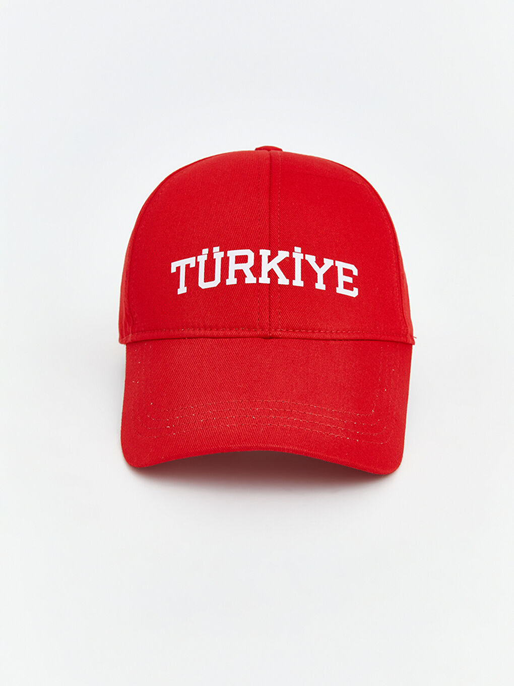 Kırmızı Türkiye Nakışlı Erkek Kep Şapka