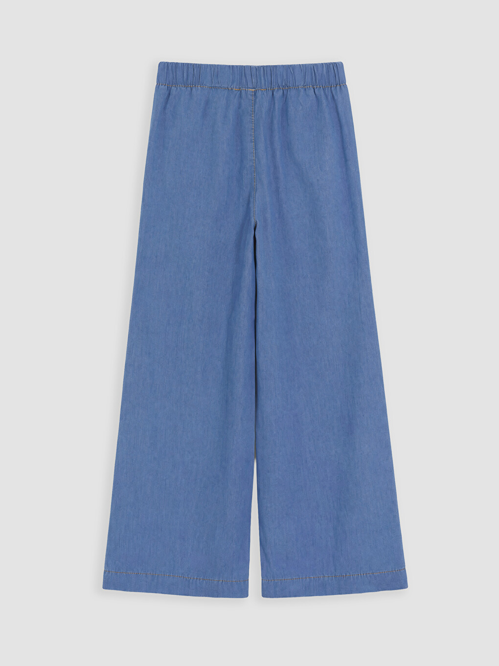 İndigo Wideleg Kız Çocuk Jean Pantolon-1