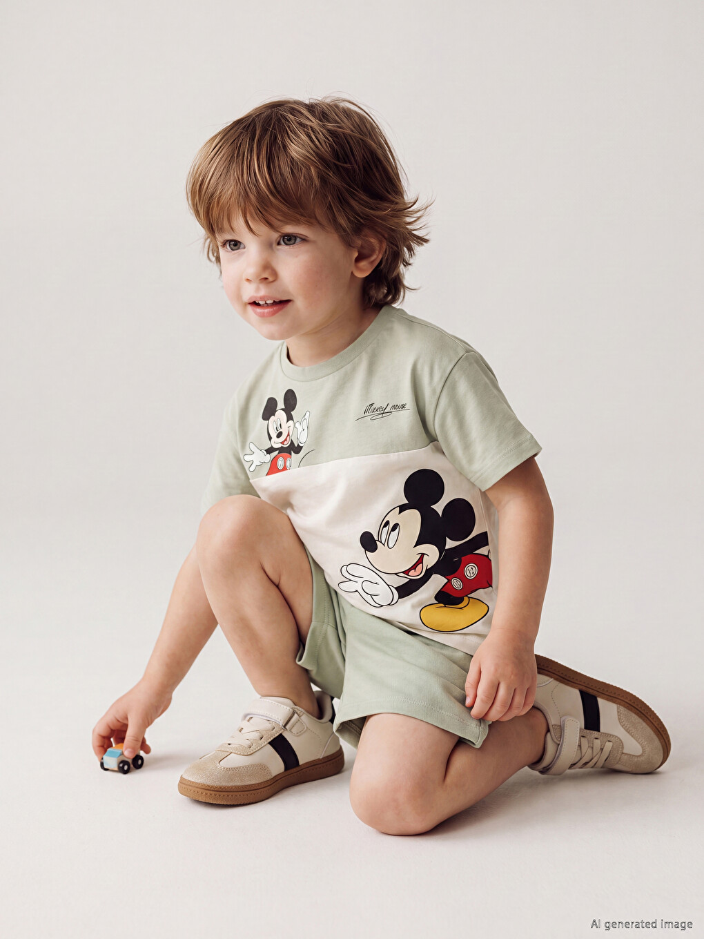 Mickey Mouse Printed Baby Boys' Set