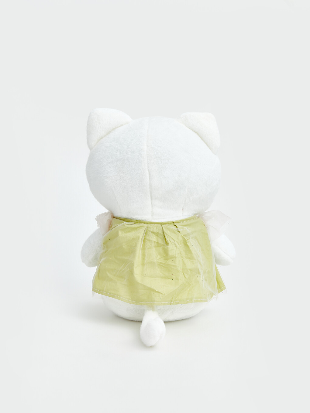 Bow Dressed Cat Figure Plush Toy-6