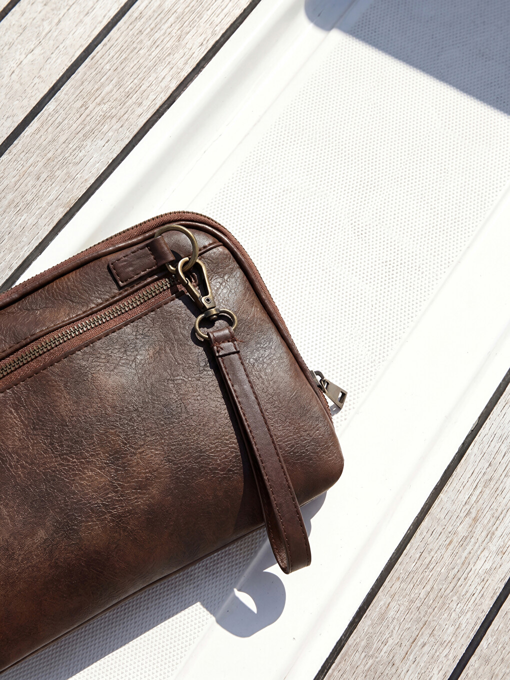 Faux Leather Men's Handbag