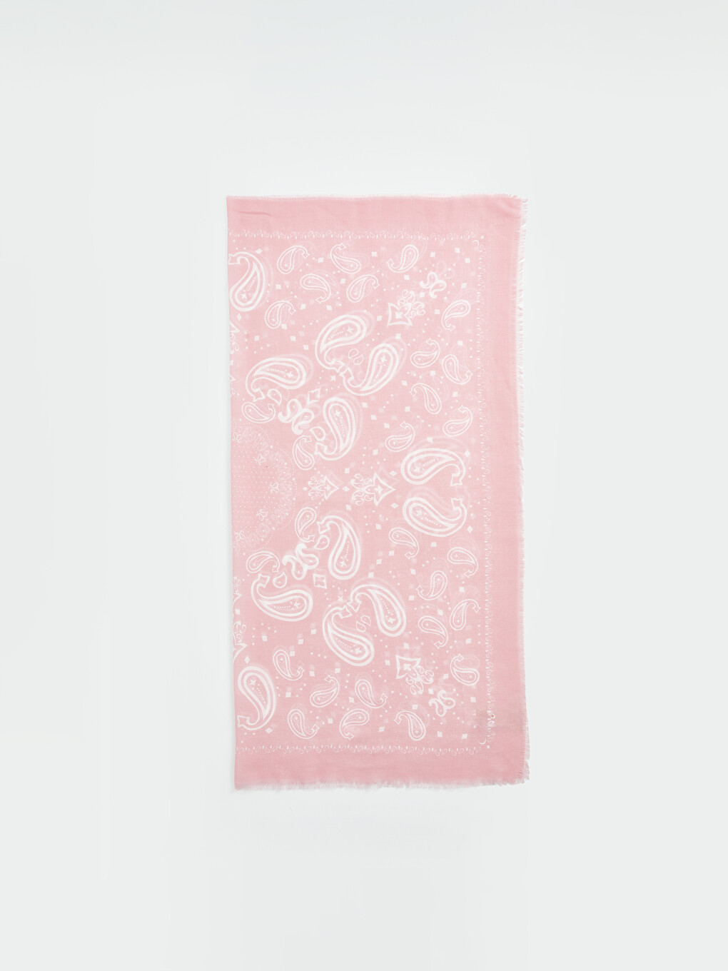 Pembe Desenli Kadın Şal-1