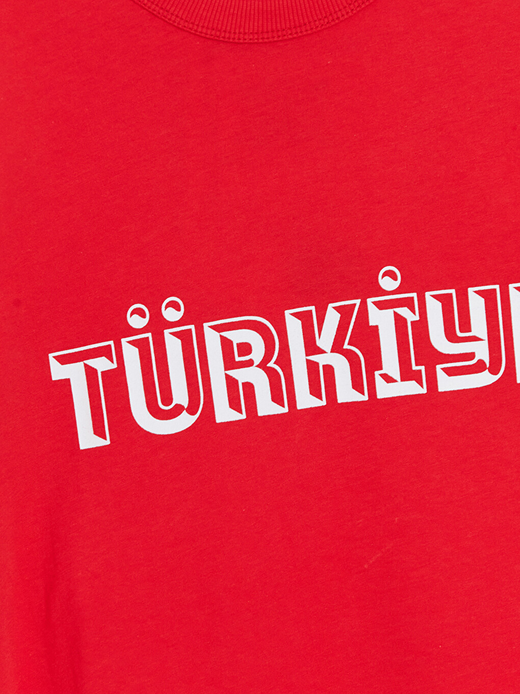 Kırmızı Türkiye Baskılı Erkek Çocuk Tişört-3