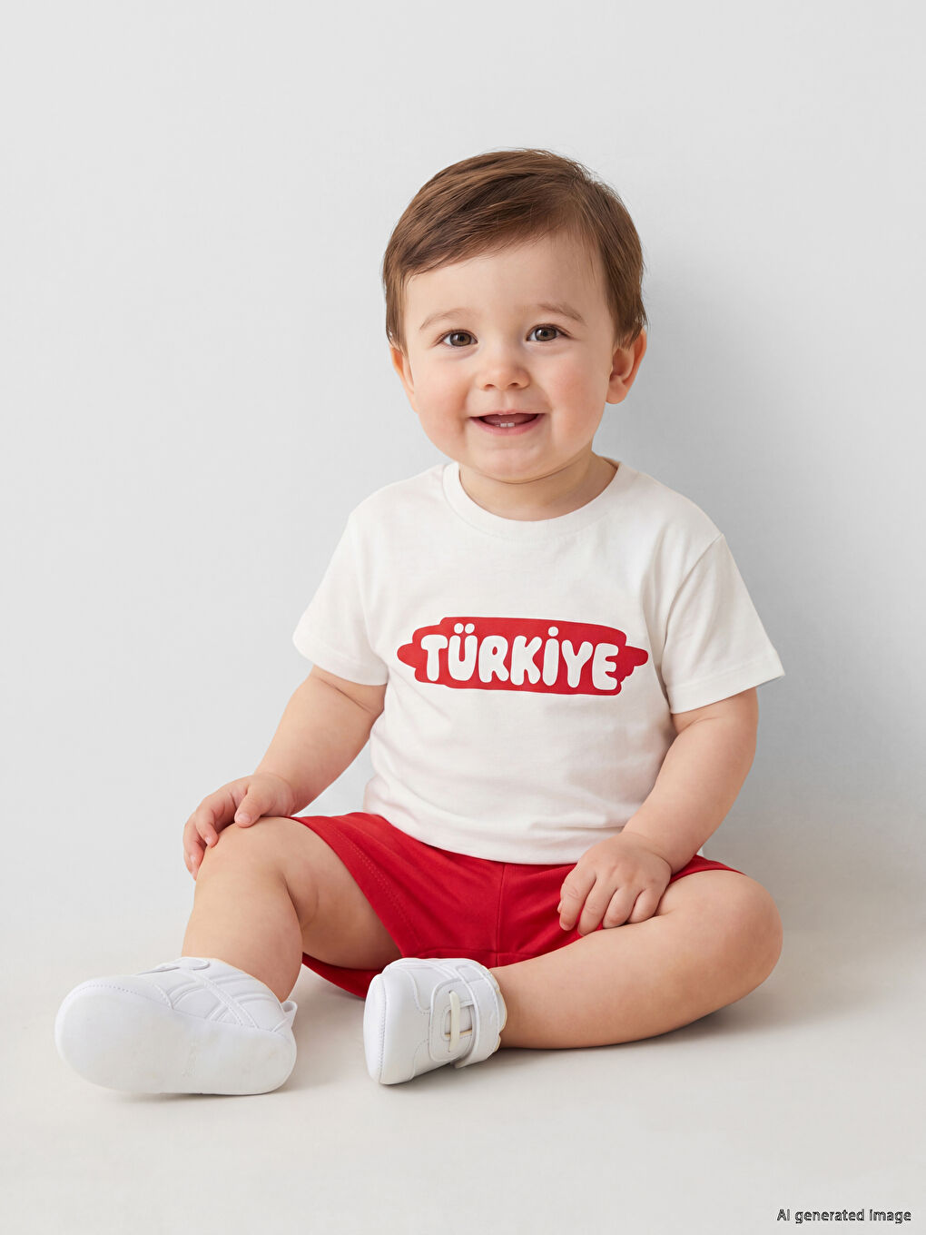 Turkey Printed Baby Boys' T-Shirt