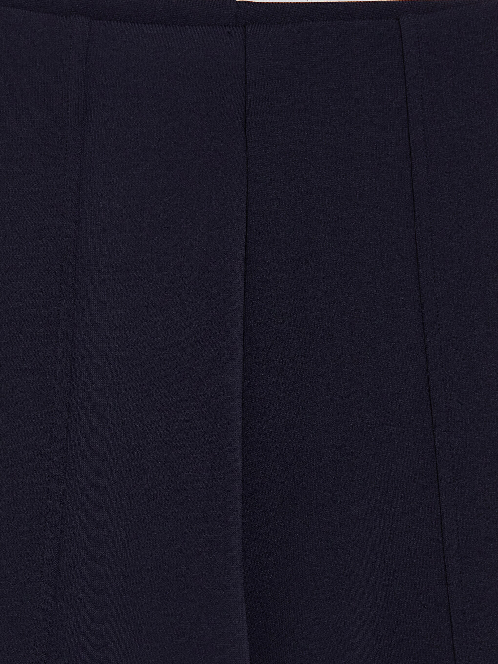 Lacivert Beli Lastikli Soft Touch Kadın Pantolon-1