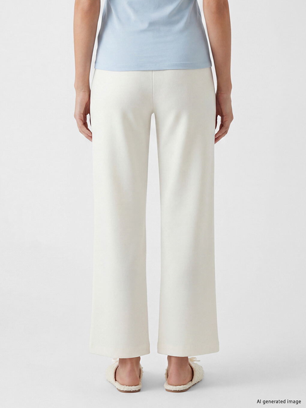 Elastični Struk Mekani Dodir Ženske Pantalone-3