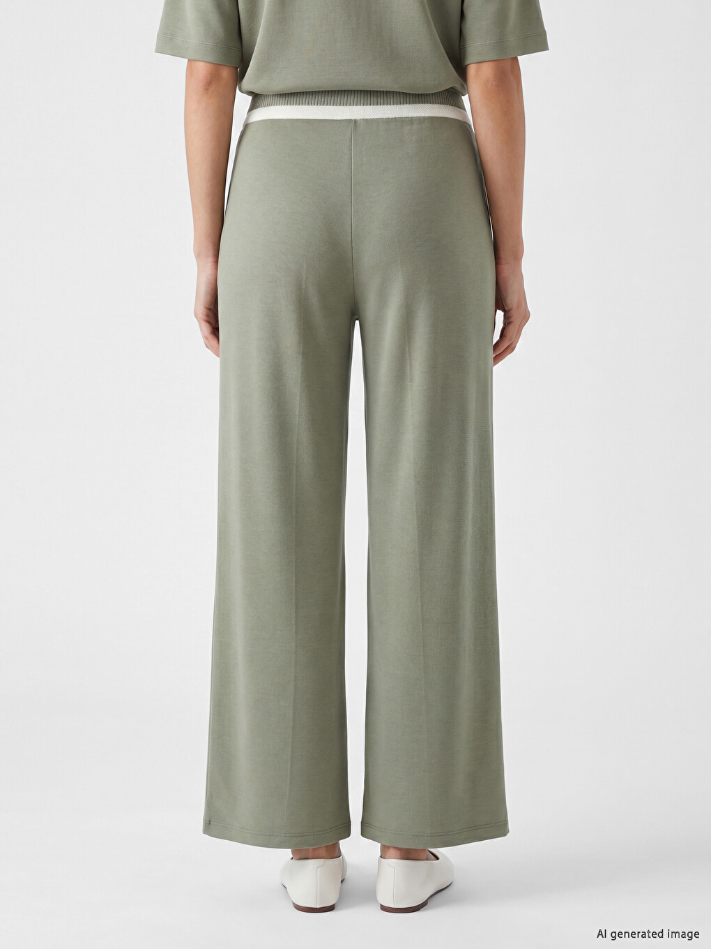 Elastic Waist Soft Touch Women's Sweatpants-3