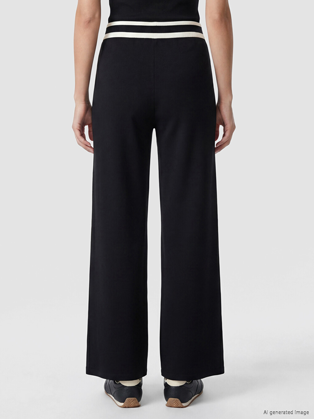 Elastic Waist Soft Touch Women's Sweatpants-3