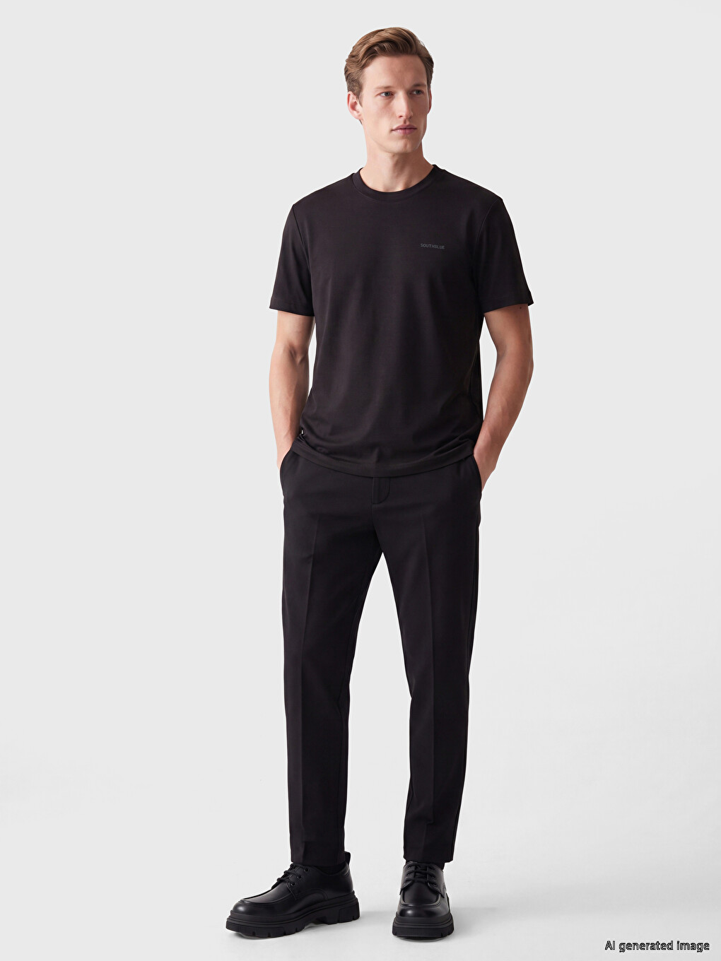 Crew Neck Men's T-shirt-1