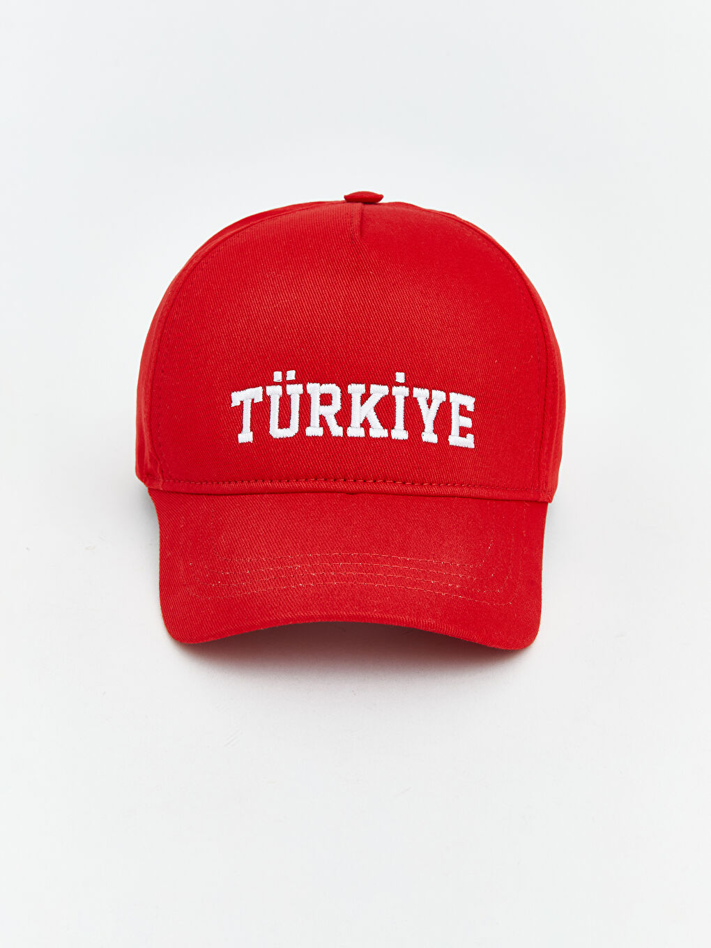 Kırmızı Türkiye Nakışlı Erkek Çocuk Kep Şapka