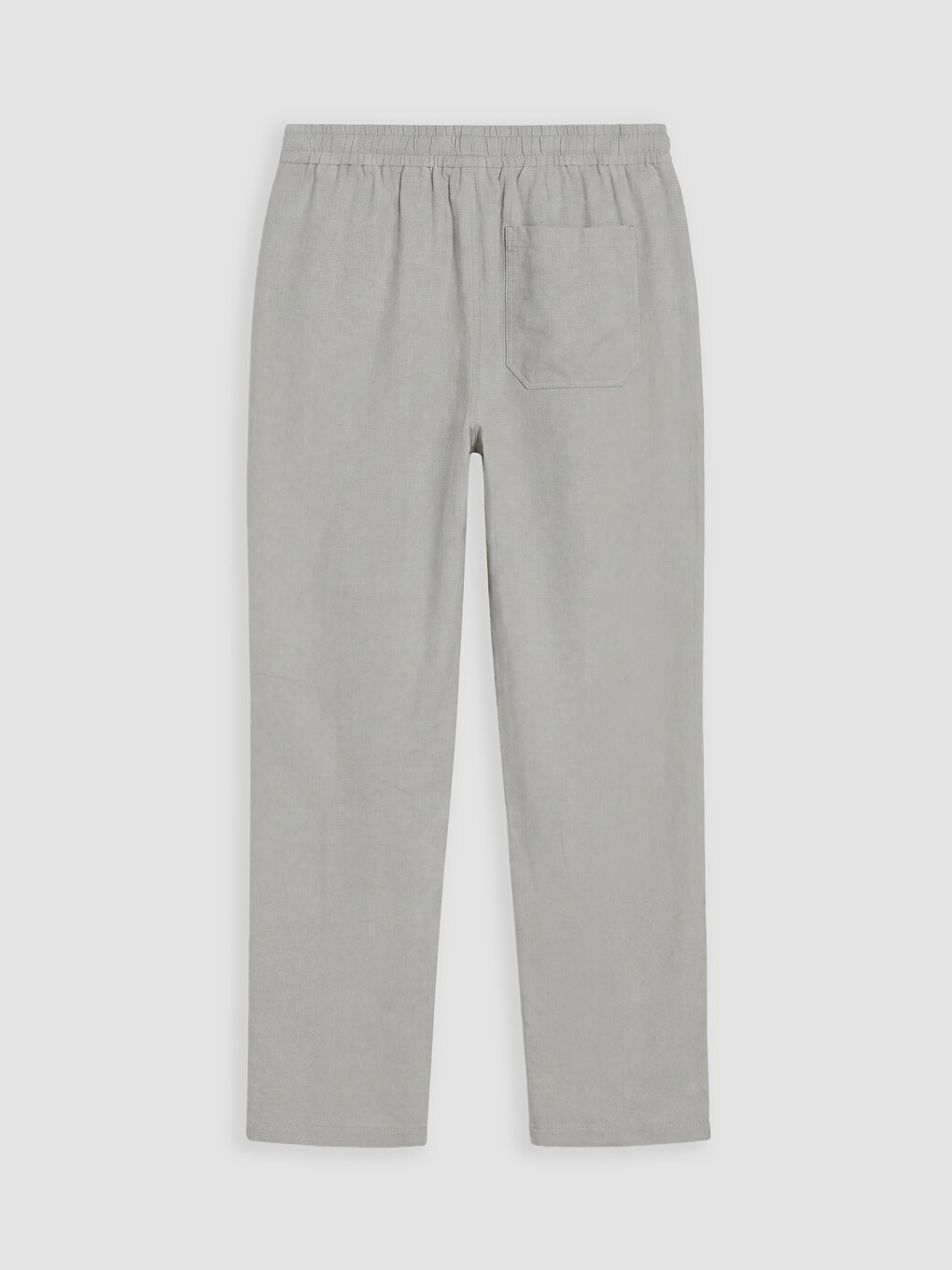 Relaxed Fit Linen-look Men's Trousers-6