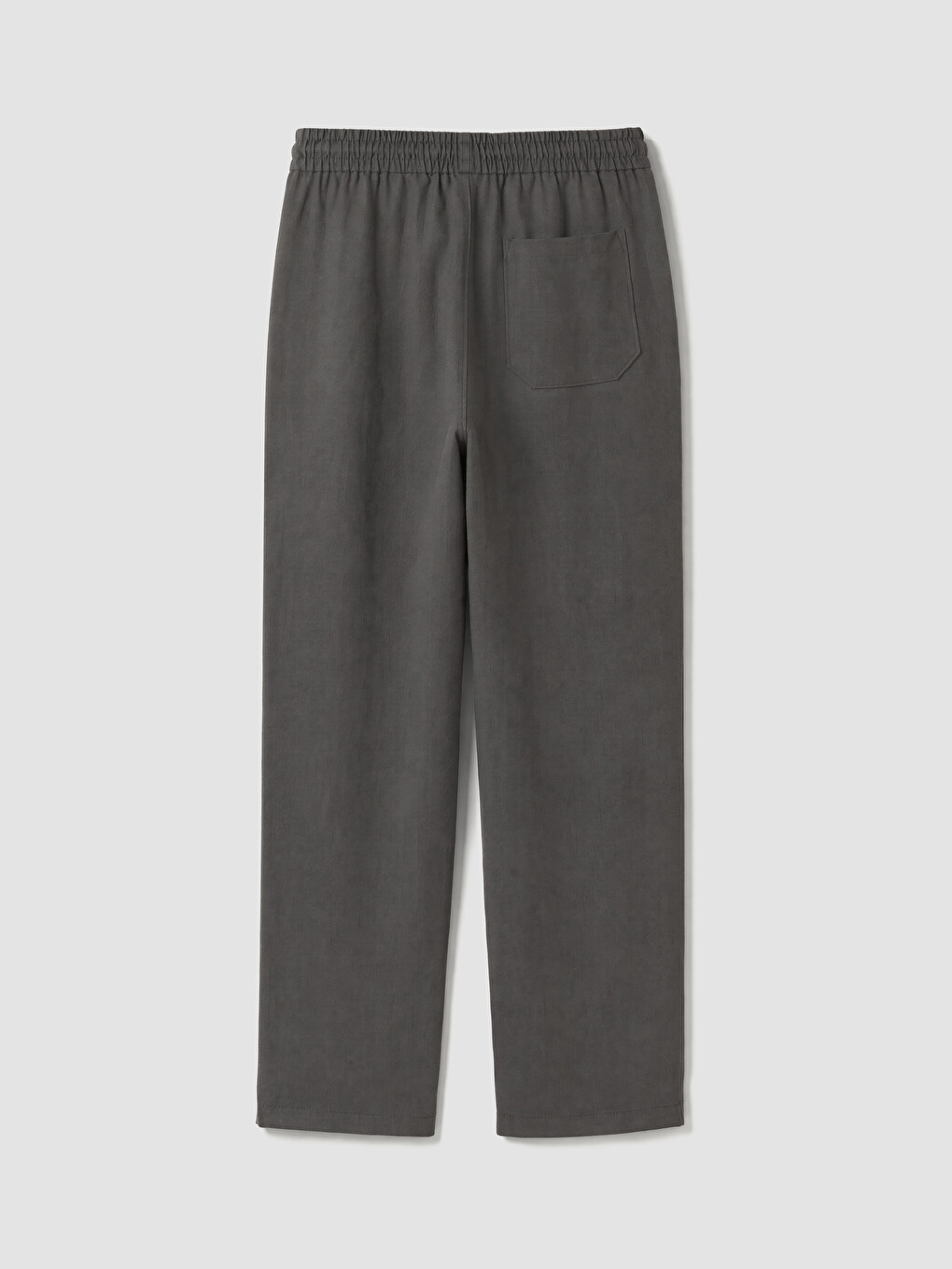 Relaxed Fit Linen-look Men's Trousers-5