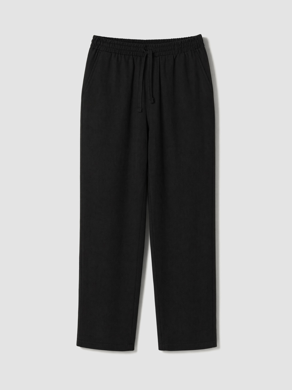 Relaxed Fit Linen-look Men's Trousers-4