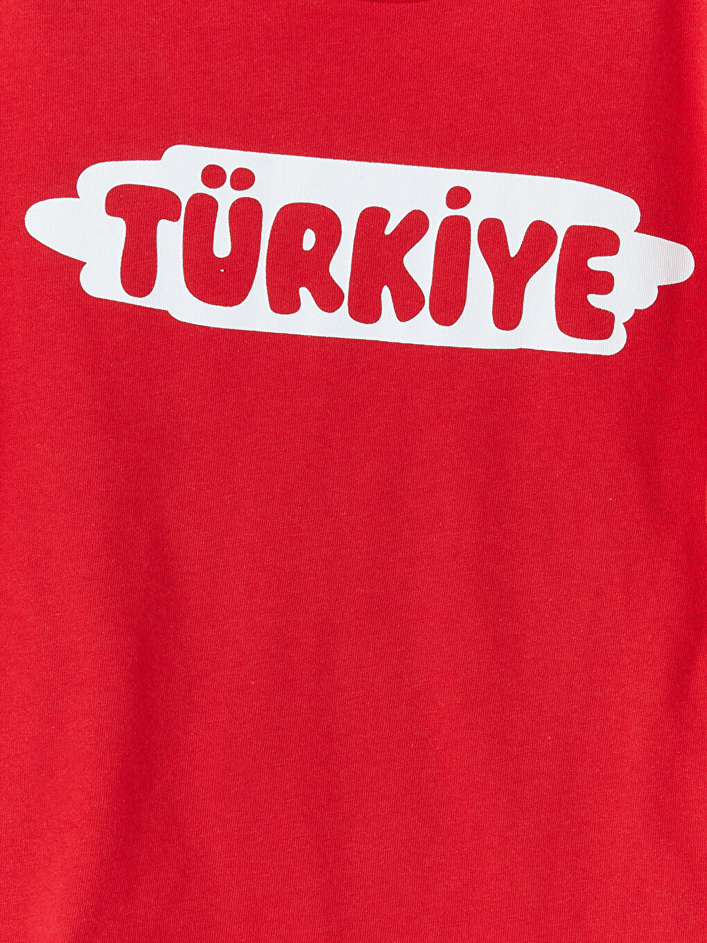 Kırmızı Türkiye Baskılı Erkek Bebek Şortlu Takım-5