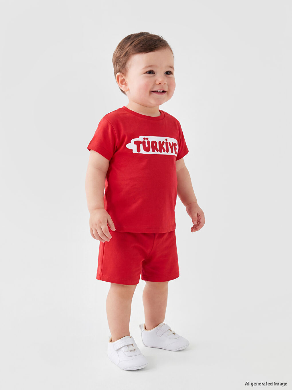Turkey Printed Baby Boys' Shorts Set-1