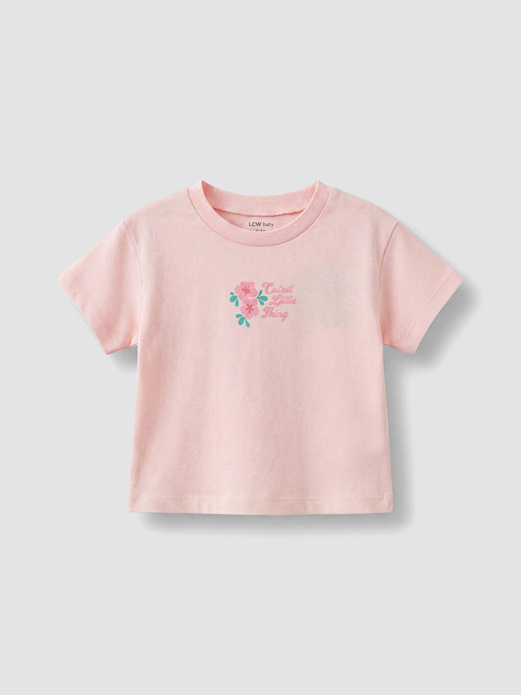 Floral Baby Girls' T-Shirt and Shorts Set-1