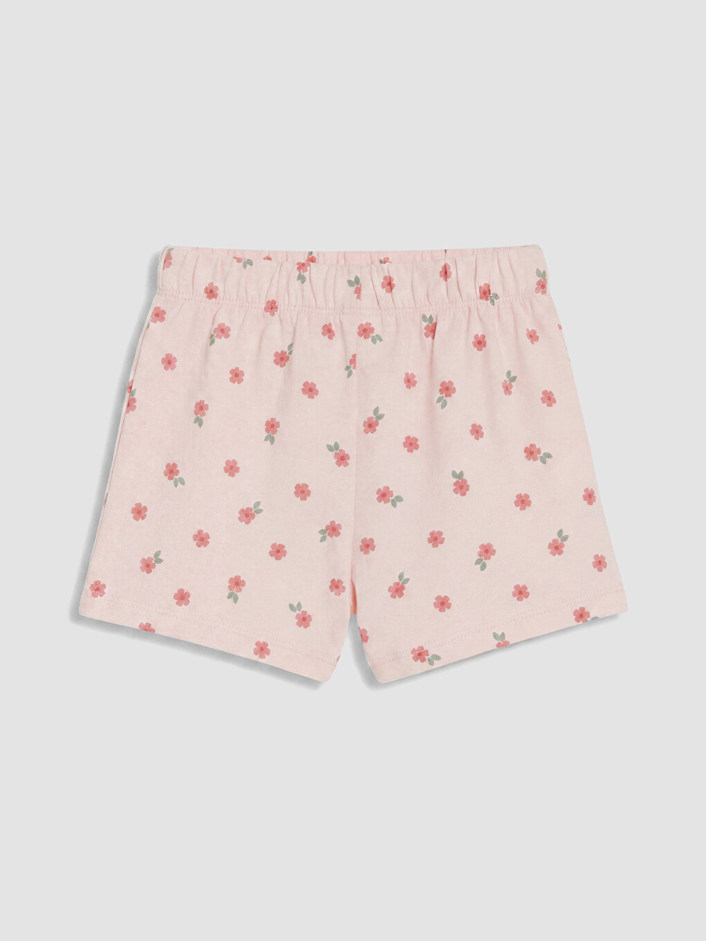 Floral Baby Girls' T-Shirt and Shorts Set-4