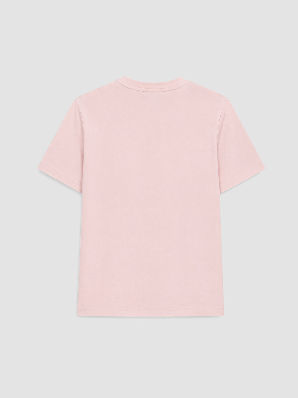 Pembe Dantel Cepli %100 Pamuklu Kadın Tişört-6