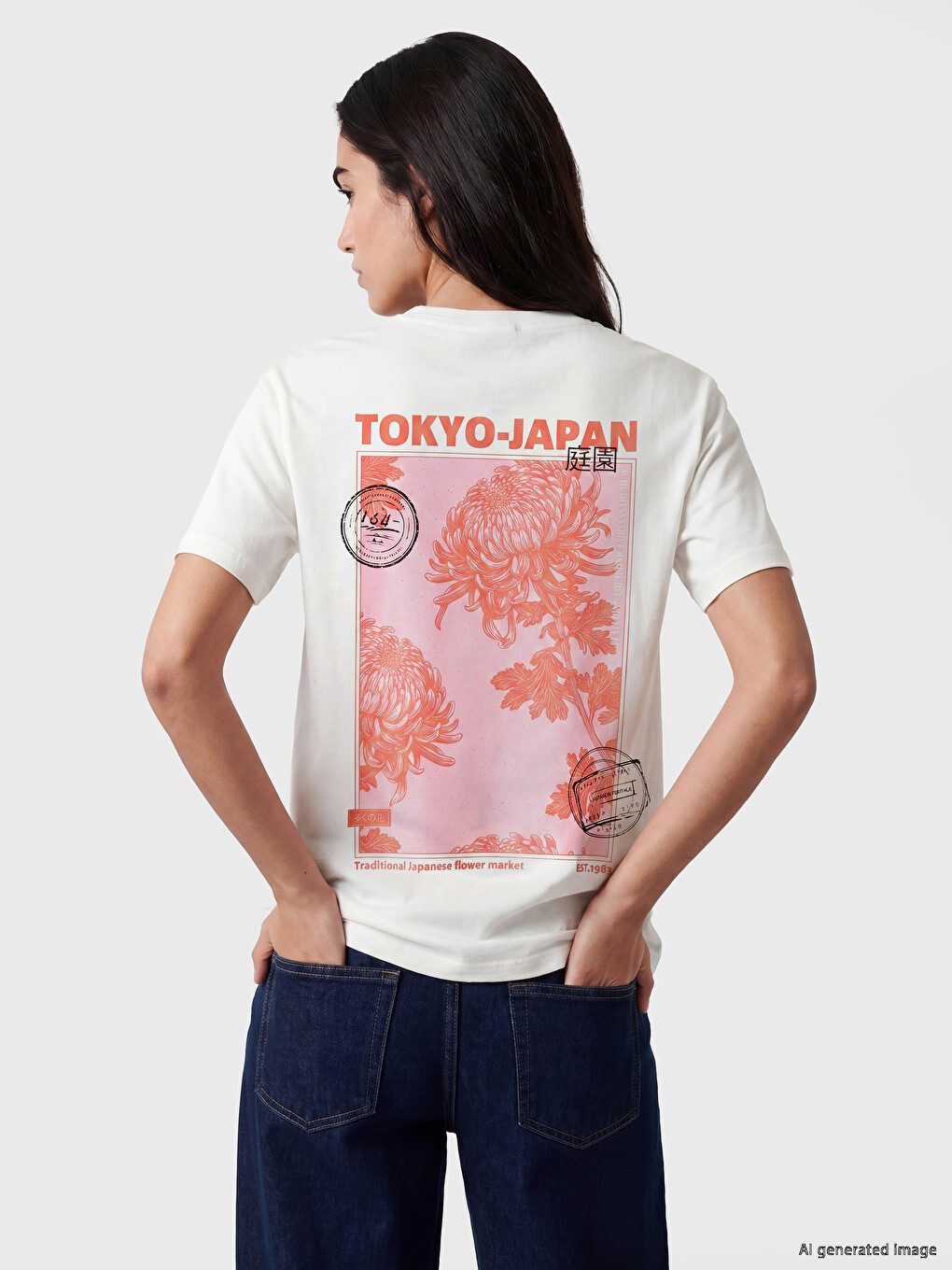 Ženska majica sa printom Tokyo