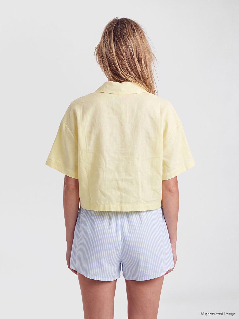 Collared Neck Women's Pyjamas Outfit-3