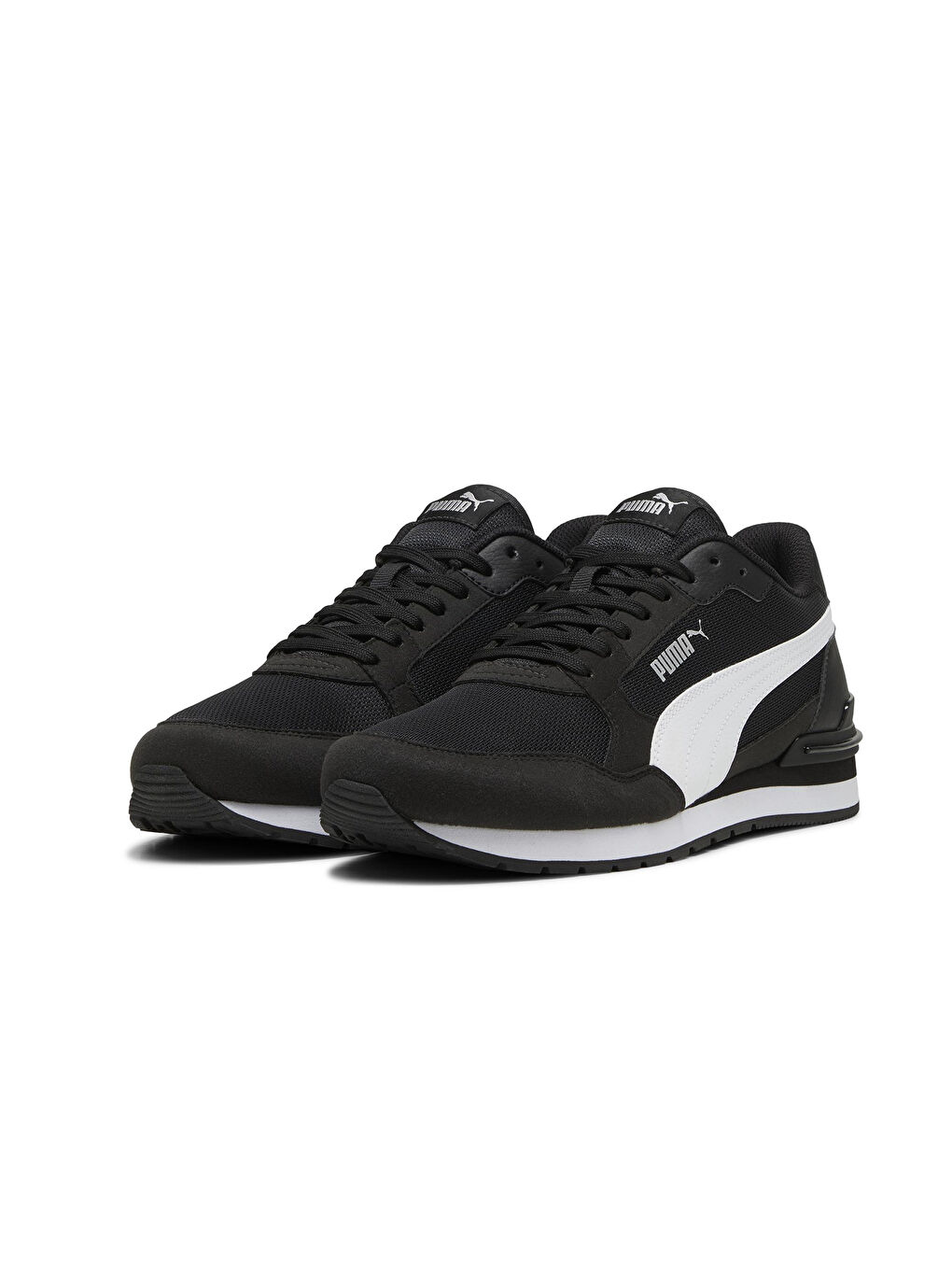 Siyah St Runner V4 Mesh Erkek Spor Ayakkabı-2